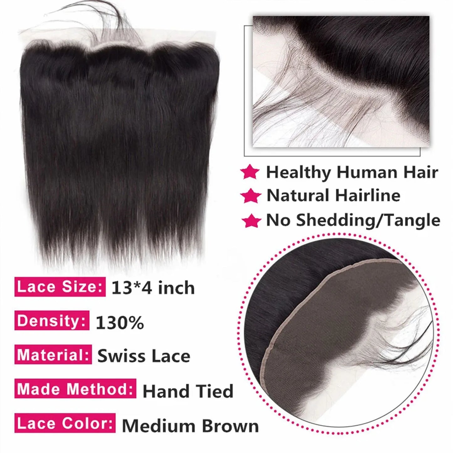 Bone Straight Human Hair Bundles With 13x4 HD Lace Frontal With Extensions Brazilian Weavings 3 Bundles With Closure for Women